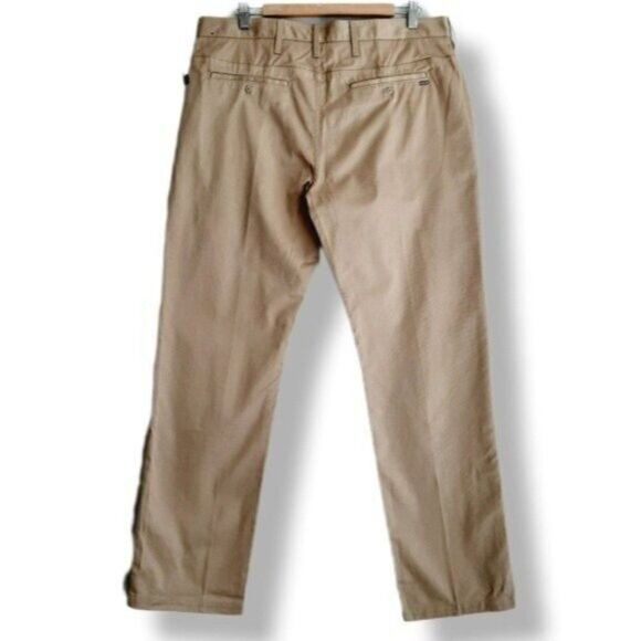 HURLEY NWOT Icon Classic Chino Pants Light Beige Men's Sz 36 - Picture 6 of 11